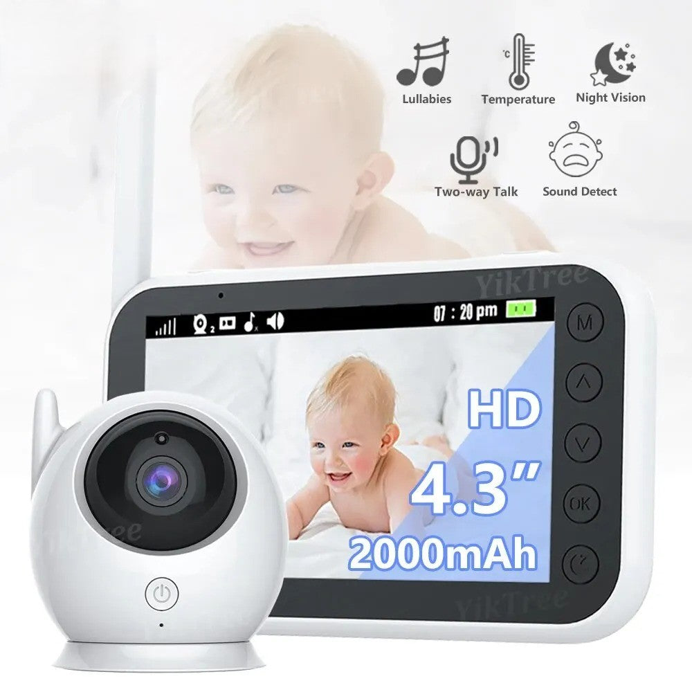 Baby Monitor Surveillance Night Vision Music Nanny Camera