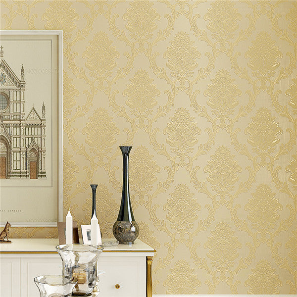 3D Embossed Luxury Classic Wall Papers