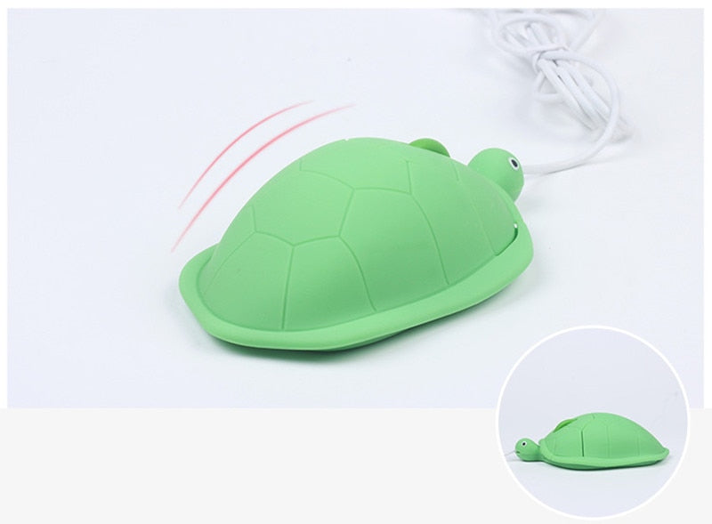 Wired Turtle Computer Mouse