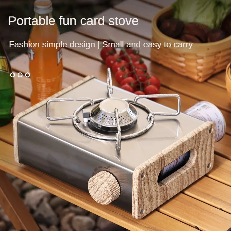 On-the-Go Cooking Stainless Steel Outdoor Camping Stove