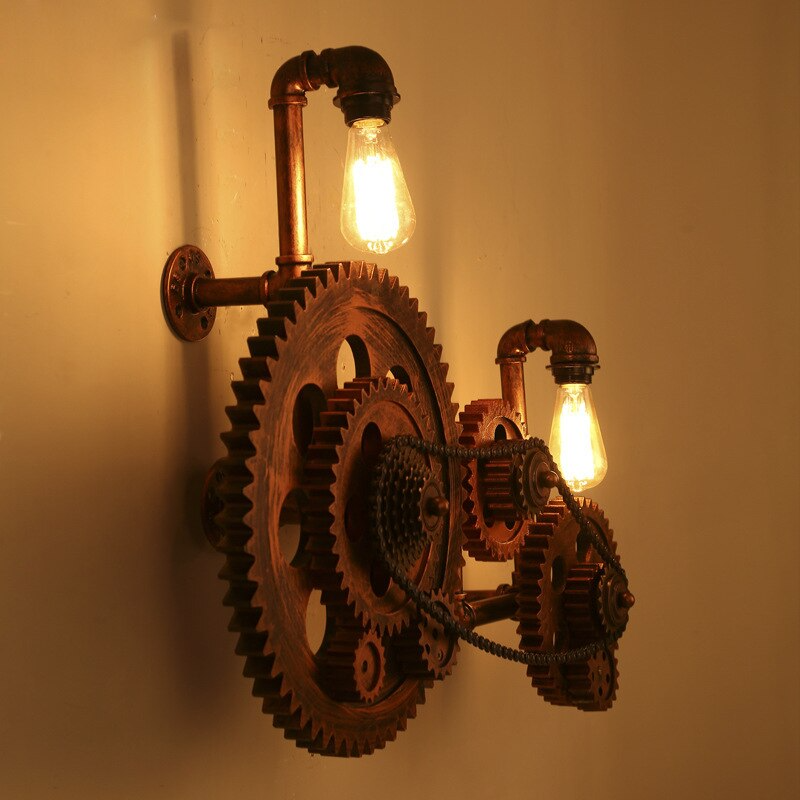 Loft Style Edison Wall Sconce Style Iron Water Lamp