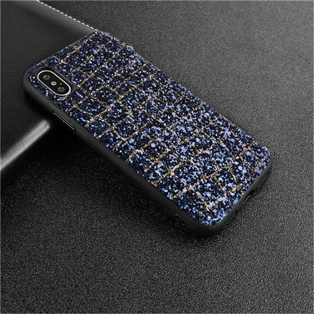 3D Grid Scales Soft Silicone Back Cover For iPhone Models