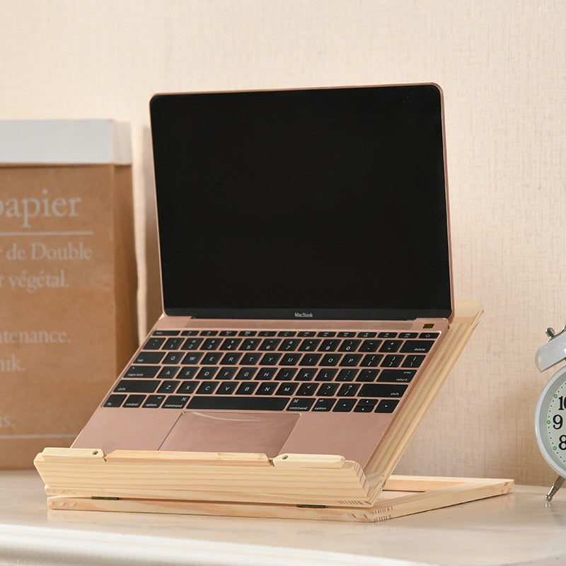 Creative Bookworm Wooden Tablet Stand