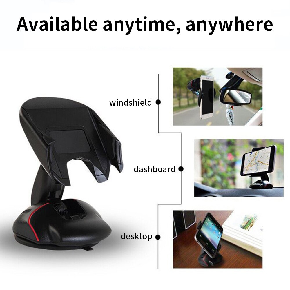 360 Rotating Foldable Car Dashboard Phone Holder