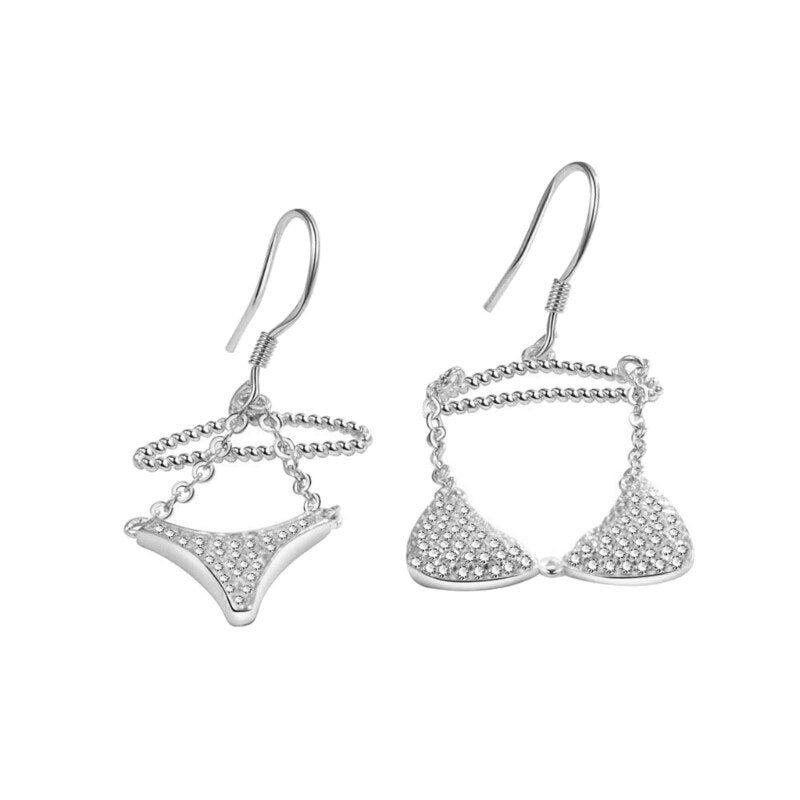 Sun Kissed Bikini Shape Earrings