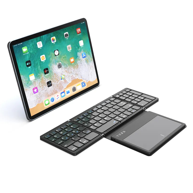 Foldable Mini Wireless Touchpad Keyboard