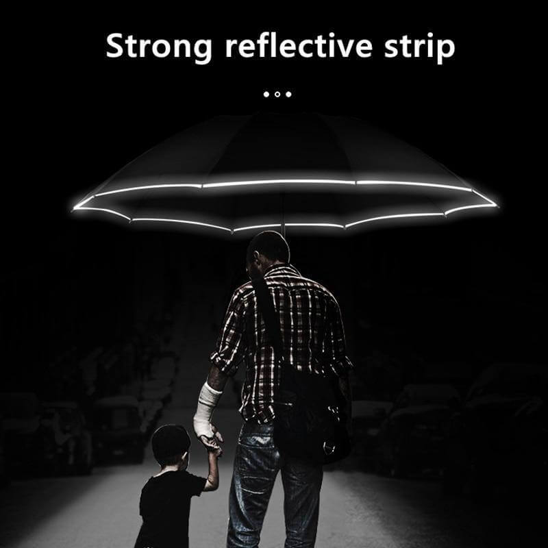 Automatic Reverse Led Light Foldable Umbrella