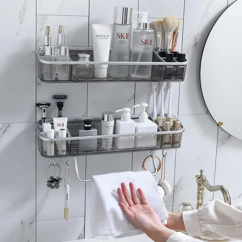 Makeup Shelf Bathroom Organizer Rack