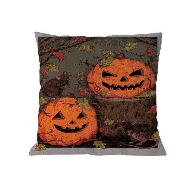 Cute Halloween Throw Pillow Cases