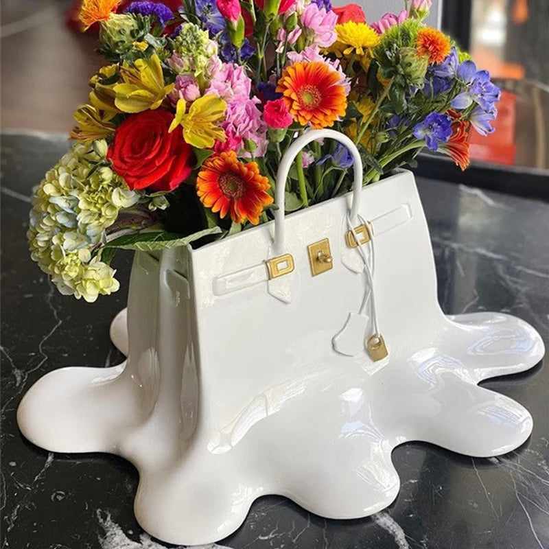 Melting Bag Creative Floral Vase