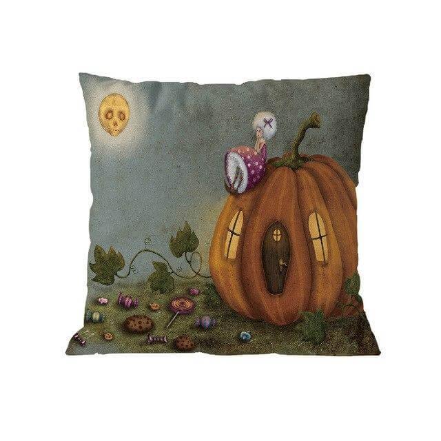 Cute Halloween Throw Pillow Cases