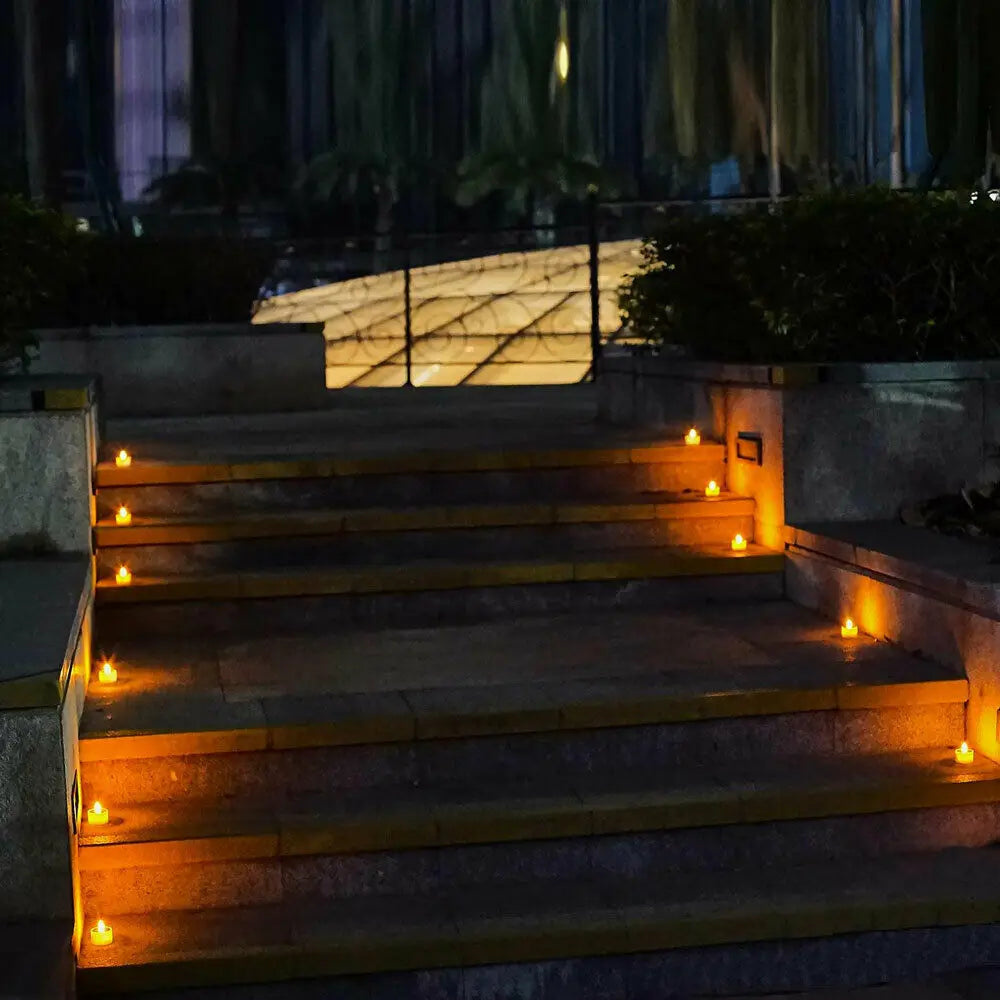 Solar-Powered Mini Candle Lights