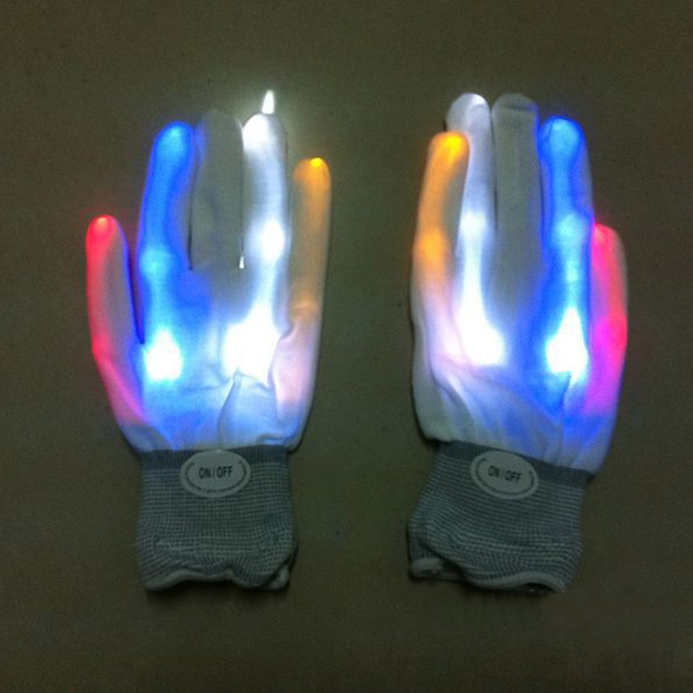 Colorful LED Party Gloves