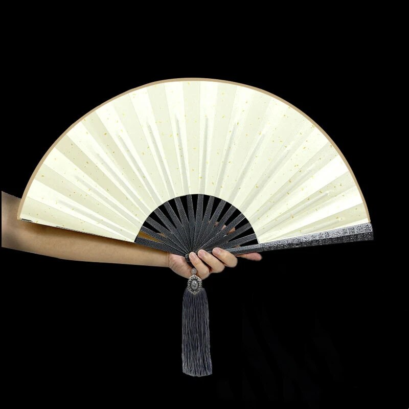 Tungsten Steel Alloy Self-Defense Folding Hand Fan