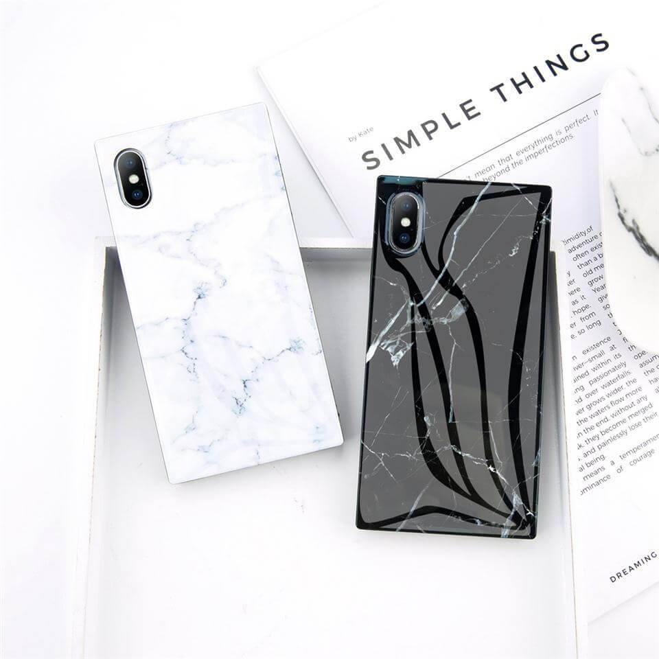 Shiny Marble Texture Granite Iphone Cases