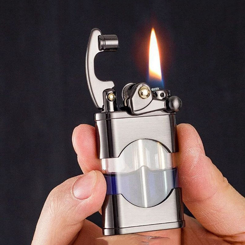 Elegant Retro Slim Metal Lighter