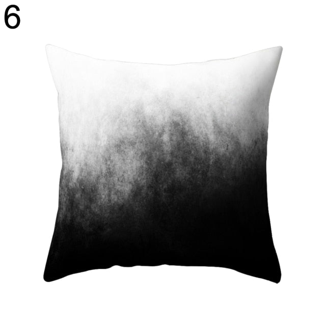 Black and White Design Geometric Home Pillow Cases