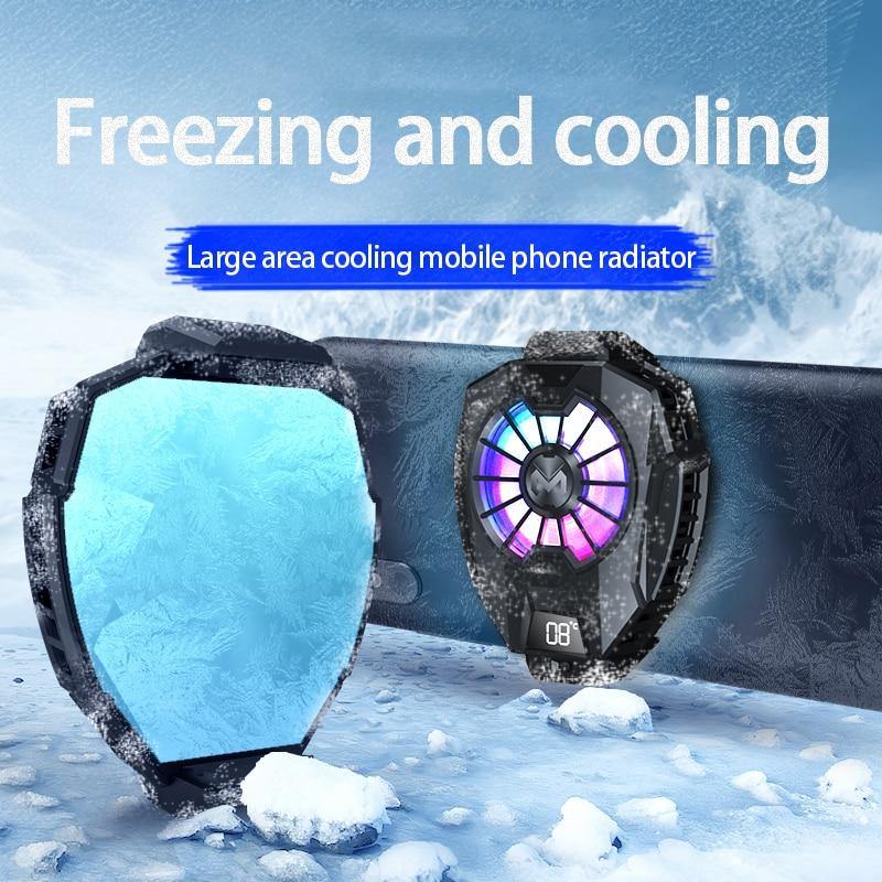 Digital Display Mobile Phone Fan Cooler