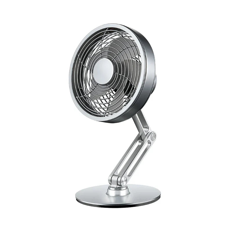 Height-Adjustable Stand Compact Turbo Mini Desk Fan