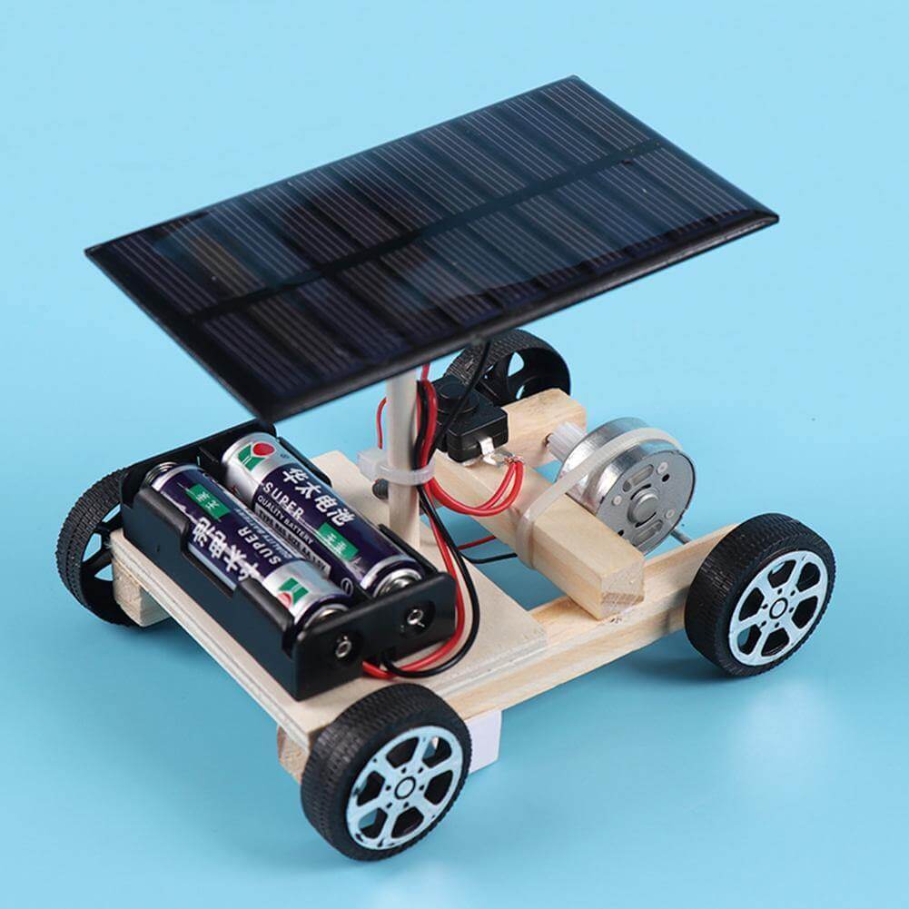 DIY Creative Children Solar Car Kit