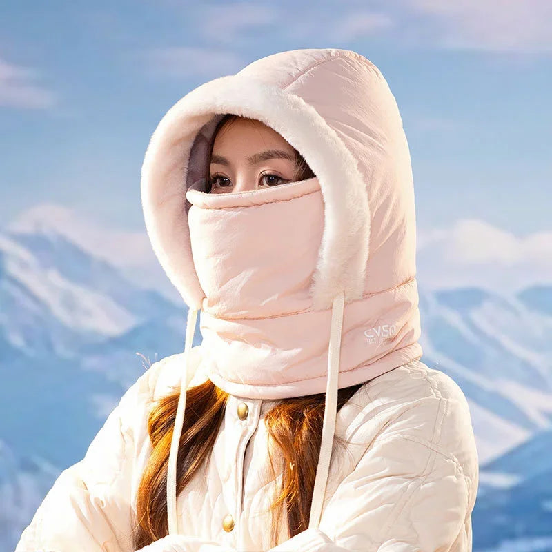 Insulated Windproof Winter Hooded Face-Cover