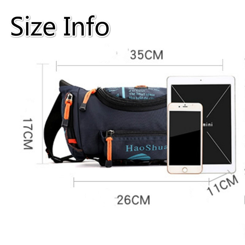 Waterproof Oxford Style Stash Waist Bag