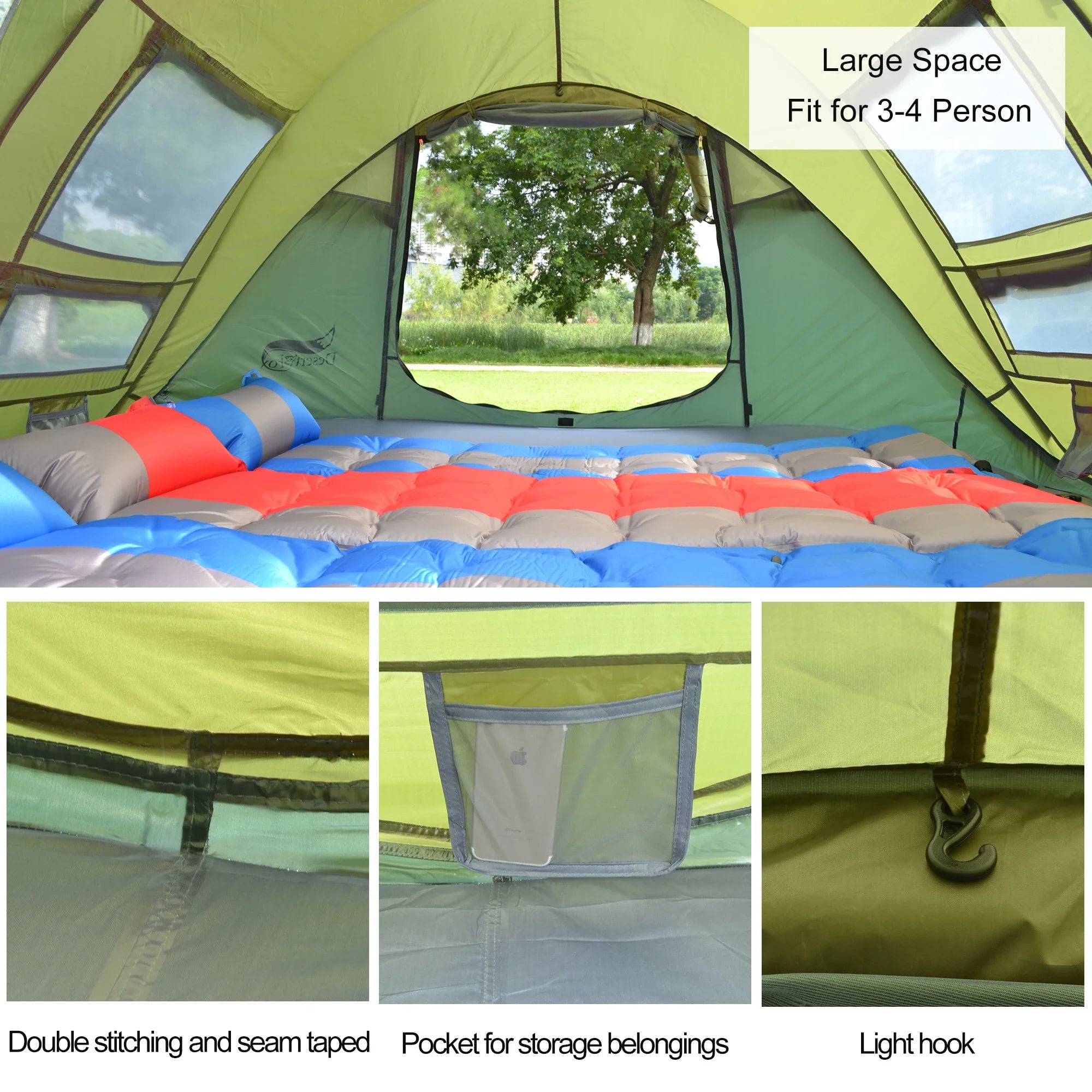 Instant Camp All Season Automatic Pop-Up Tent