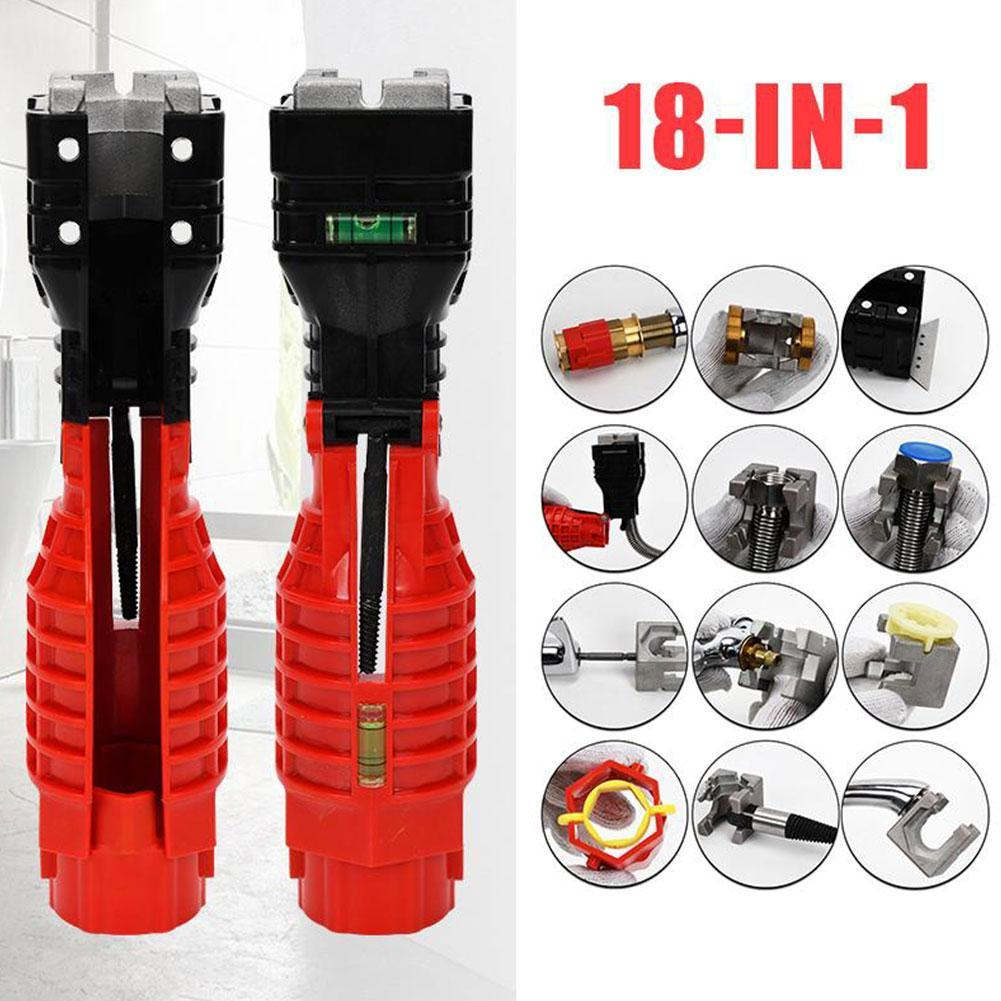 18in1 Foldable Wrench Water Pipe Maintenance Tool