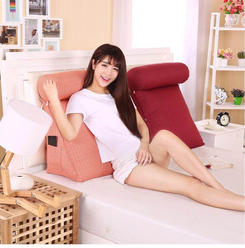 Comfort Soft Bed Triangular Backrest Pillow