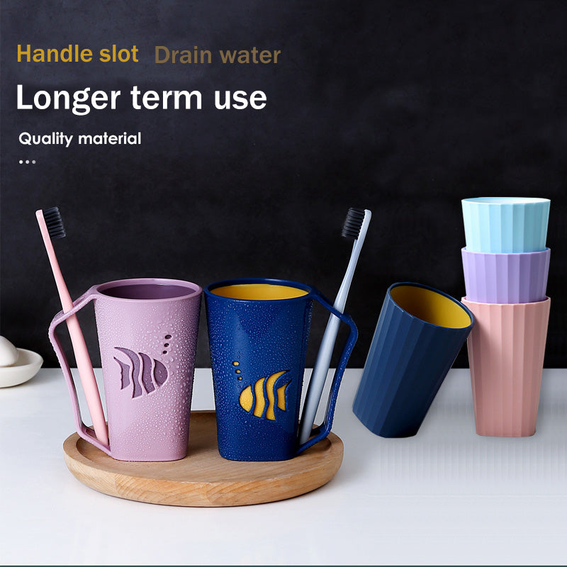 Nordic Minimalist Toothbrush Holder Cup