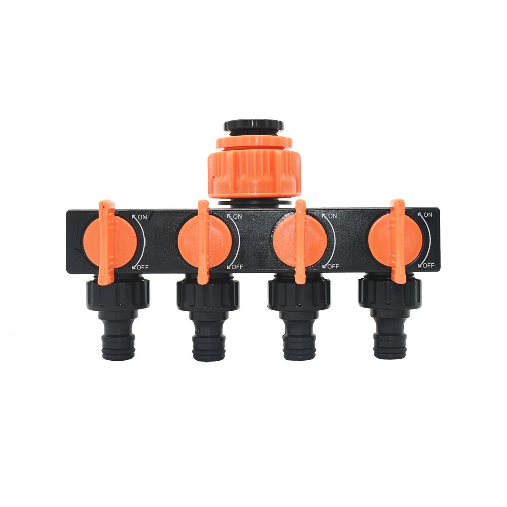 4-Way Garden Tap Water Splitter