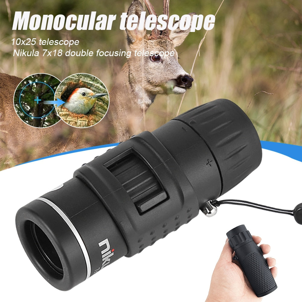 Camping Mini Coated Monocular Telescope