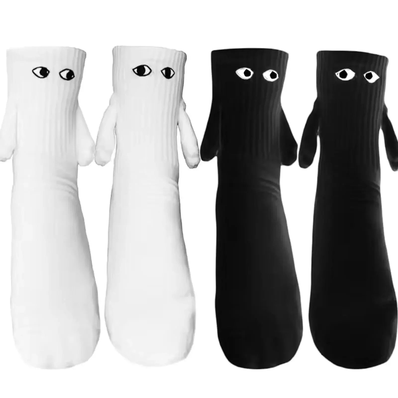 Magnetic Cute Attraction Holding Hands Couples Socks