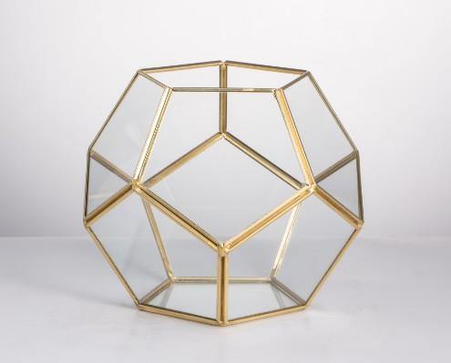 Geometric Terrarium Glass Vase