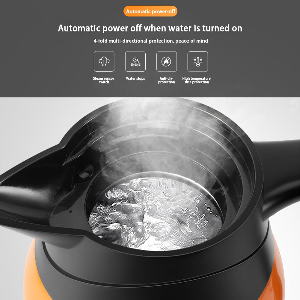 Electric Stainless Steel Travel Kettle