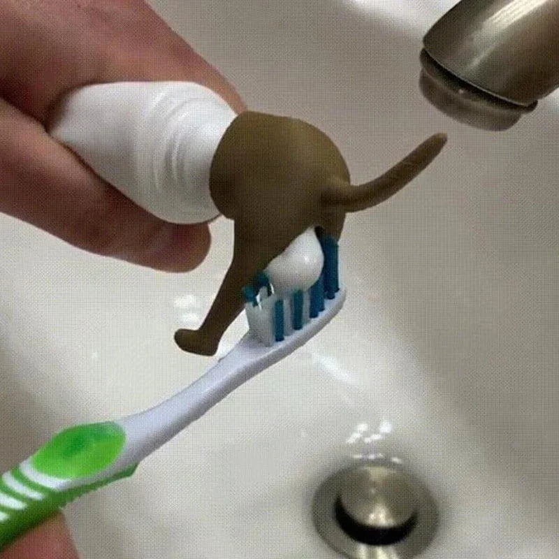 Dog Butt Creative Toothpaste Dispenser