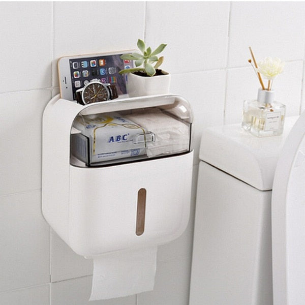 Waterproof Toilet Paper Holder Storage Box