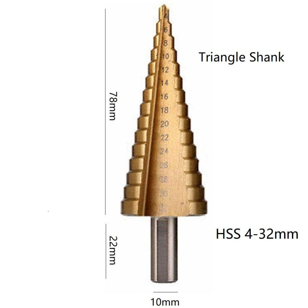 Titanium Drill Cone Bit Set