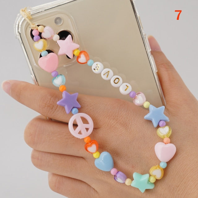 Colorful Starfish Phone Case Strap