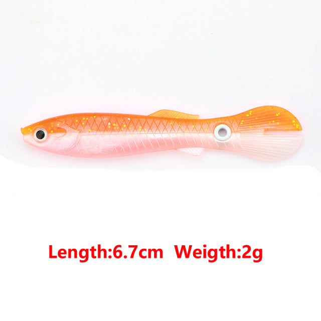 Realistic Reflective Soft Fishing Artificial Bait