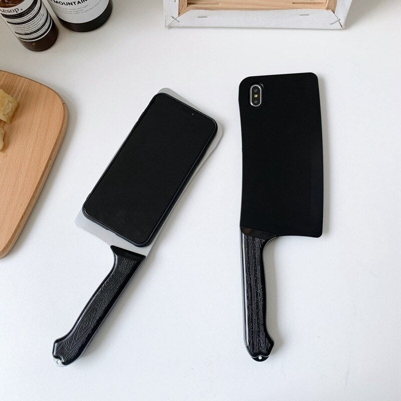 3D Kitchen Knife Plastic iPhone Case