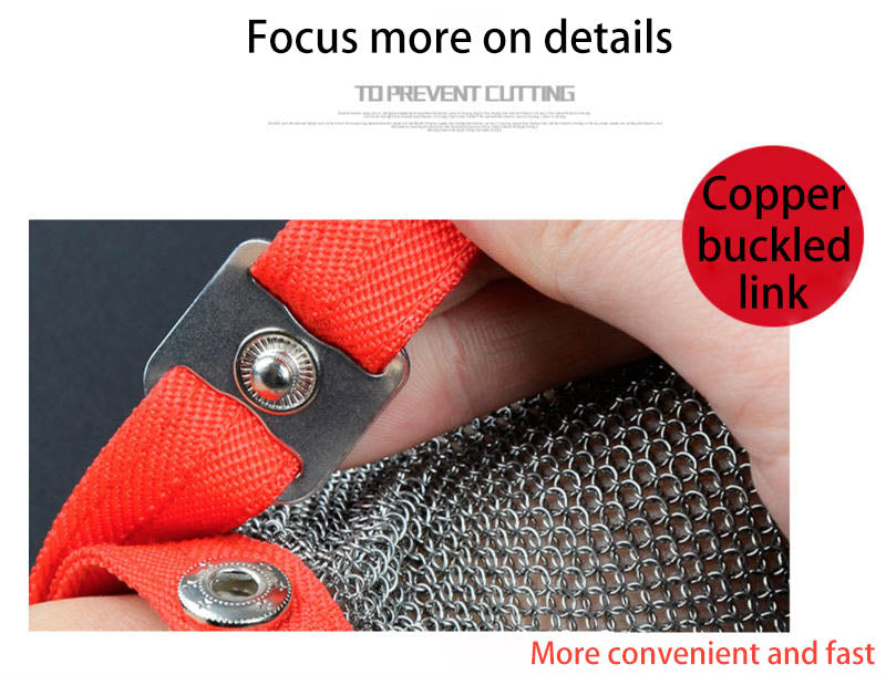 Stainless Steel Cut Resistant Mesh Gloves