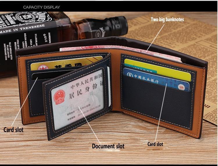 Luxury Slim Leather Men Wallet