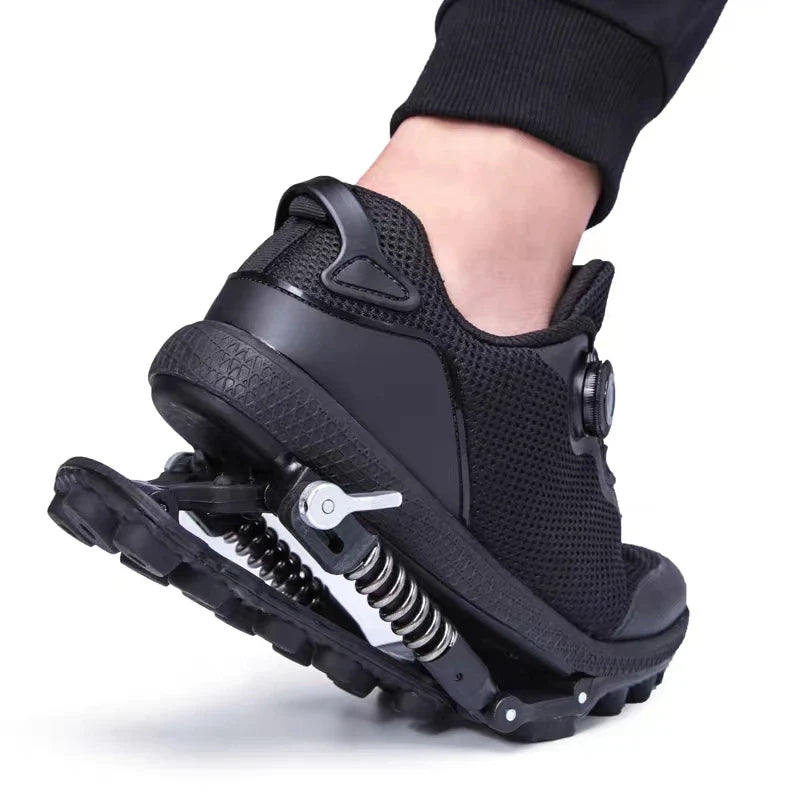 Mechanical Assisted Shock-Absorbing Running Shoes