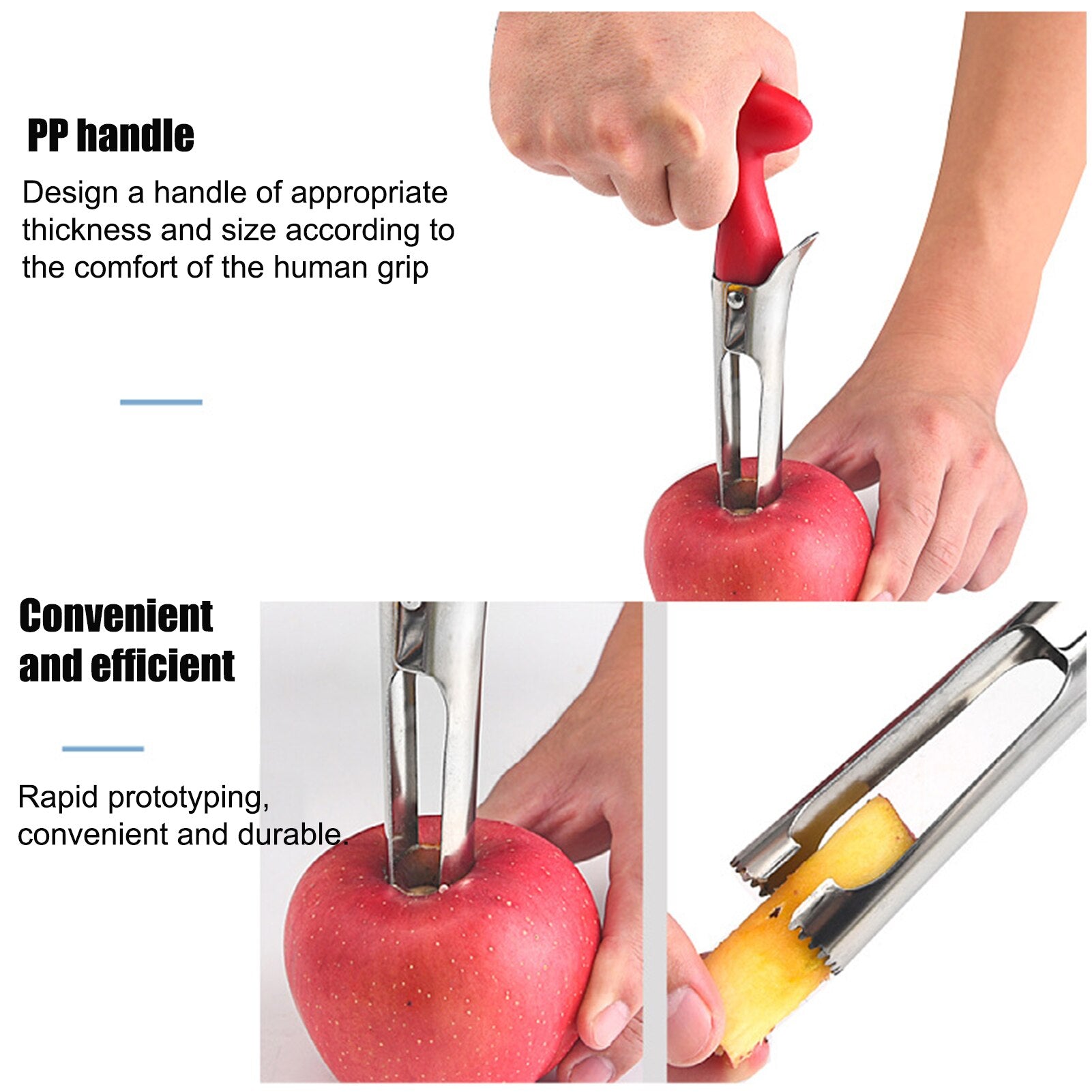 Stainless Steel Apple Seed Remover Tool