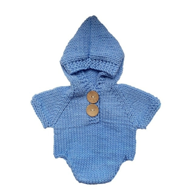 Newborn Baby Crochet Romper Knit Costume