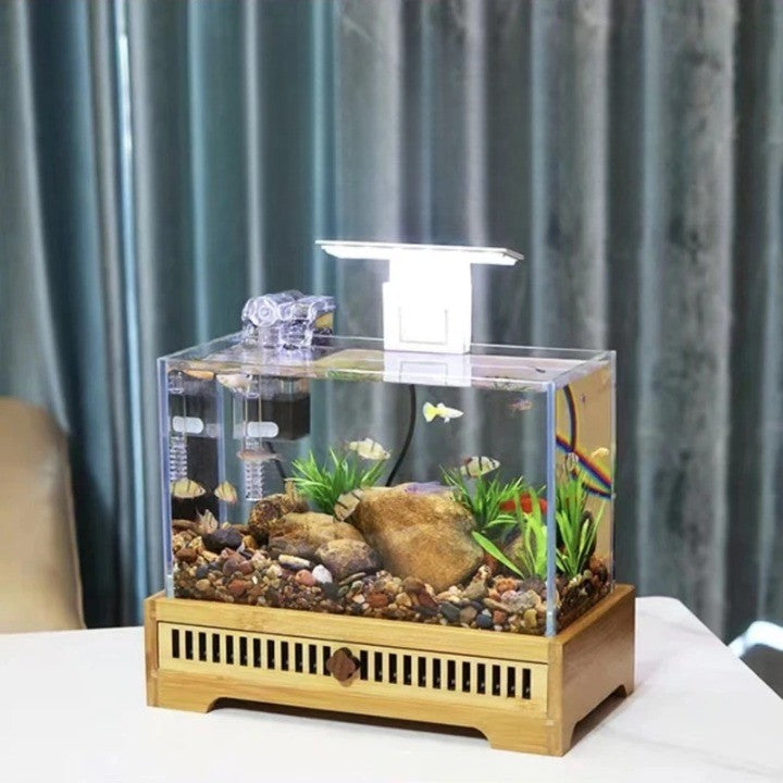 Mini Underwater Haven Desktop Aquarium