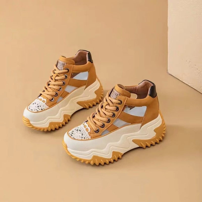 High Top Hollow Stylish Breathable Shoes