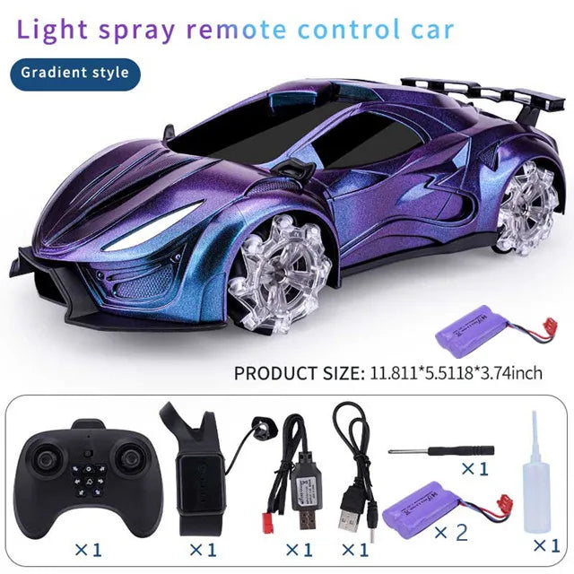 High-Speed Hand Gesture Control Water Spray Drift Car Toy