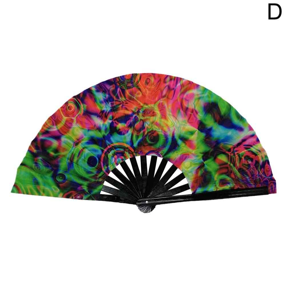 Reflective Japanese Style Folding Hand Fan